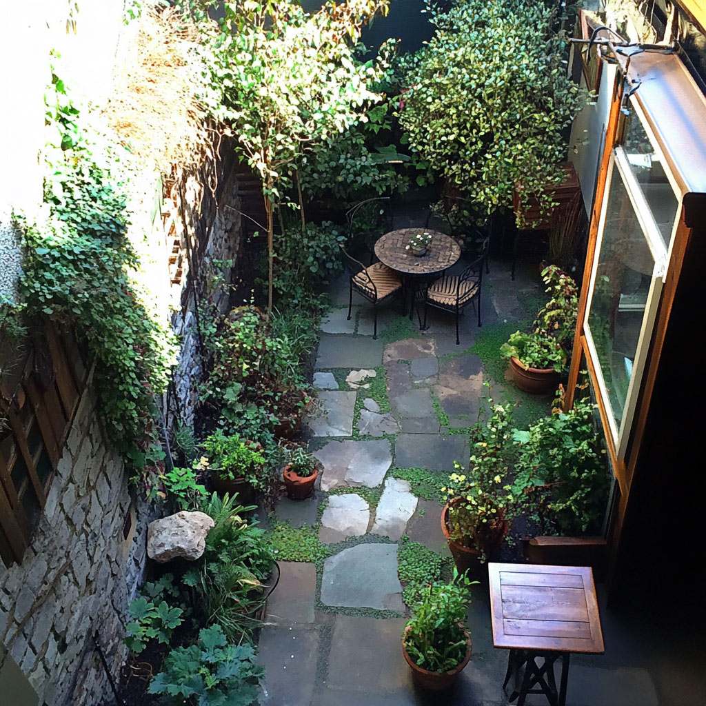 Modern patio design